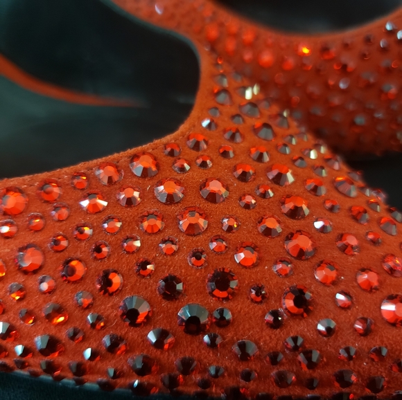 π₯HPπ₯Philipp Plein Red Jeweled Stiletto - Picture 5 of 15